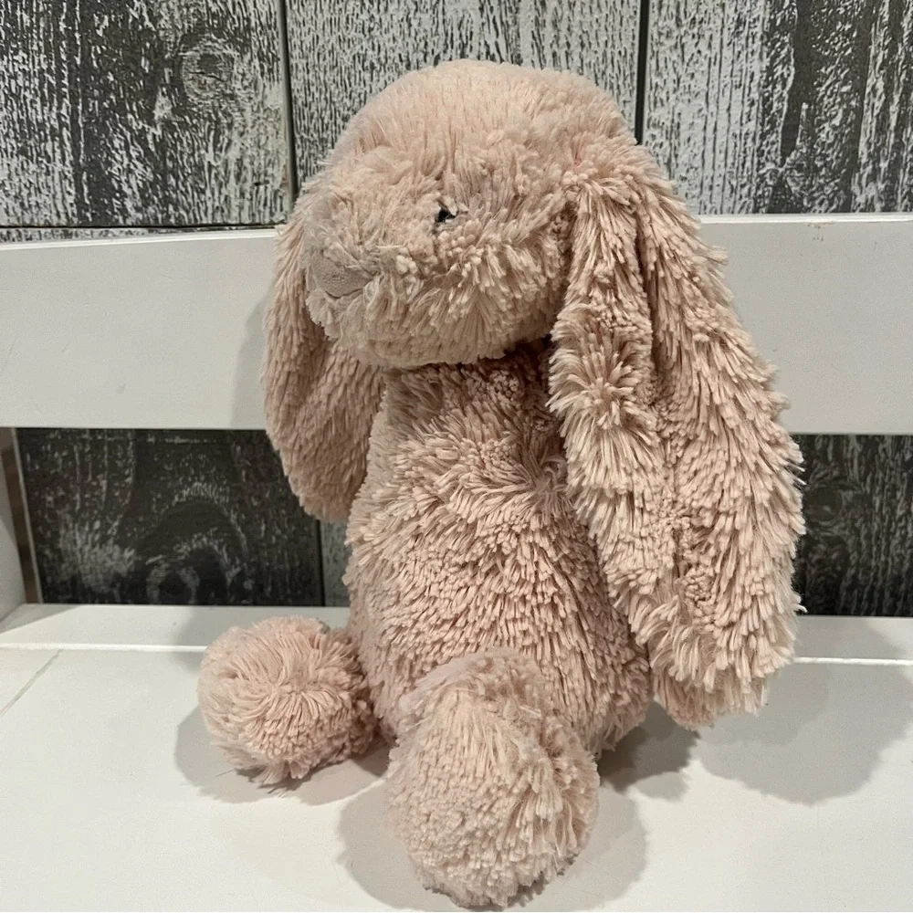 Jellycat Bashful Blush Pink Bunny Plush Small 12” Stuffed Animal Super Soft Toy
